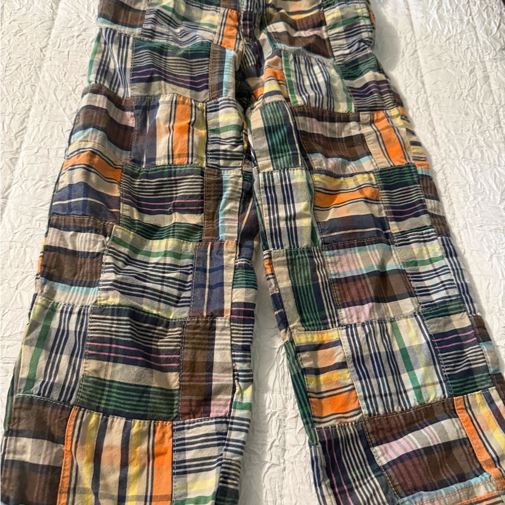 Toddler 2T GAP Orange and Green Patchwork Jeans Casual Style